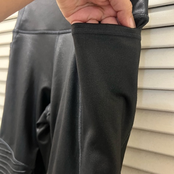 🌿Athleta Inclination Shimmer Moto Tight, size XS🌿 - Picture 9 of 13